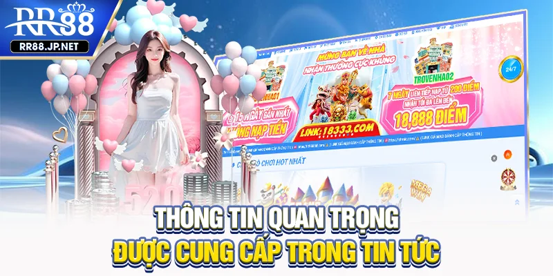 Thông tin quan trọng được cung cấp trong tin tức